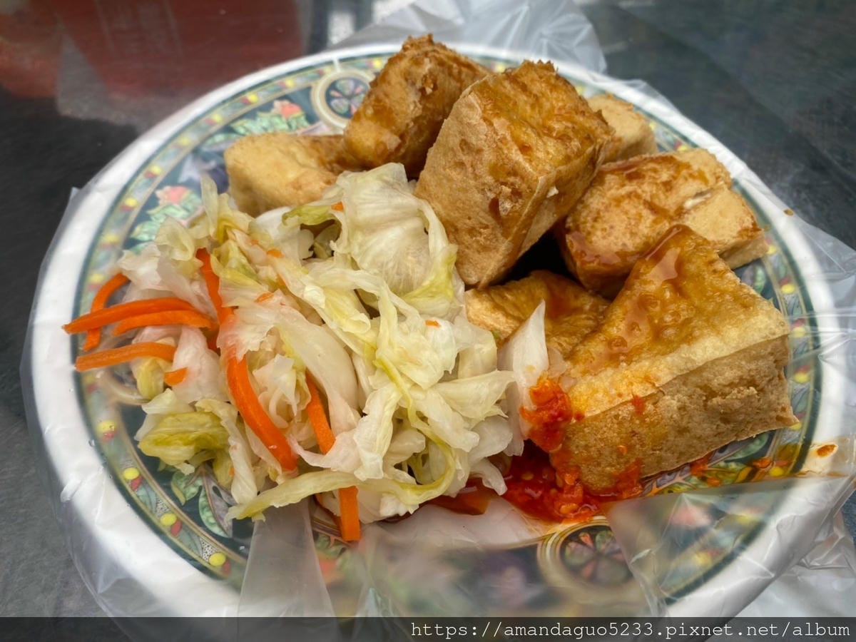 食記-台北市南港區南港捷運站無名小貨車麵線臭豆腐時間一