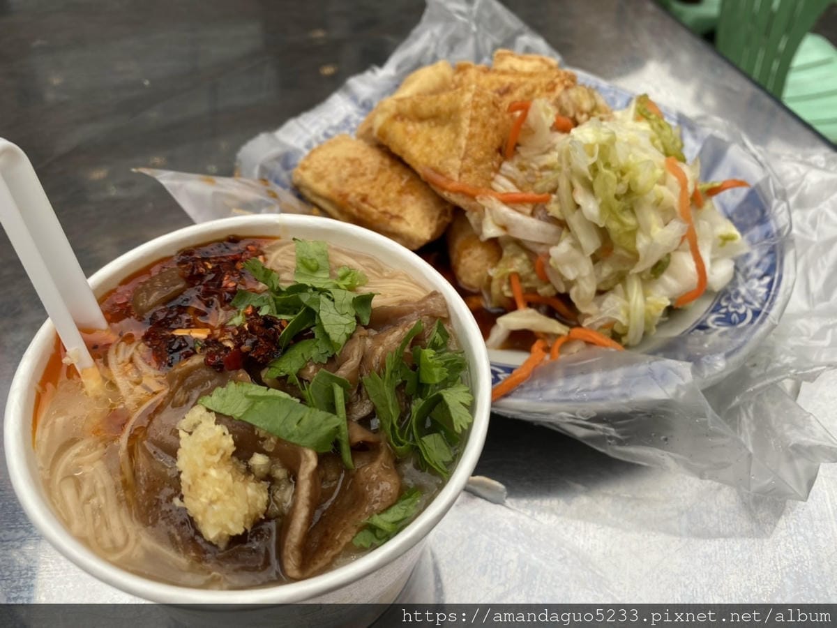 食記-台北市南港區南港捷運站無名小貨車麵線臭豆腐時間一