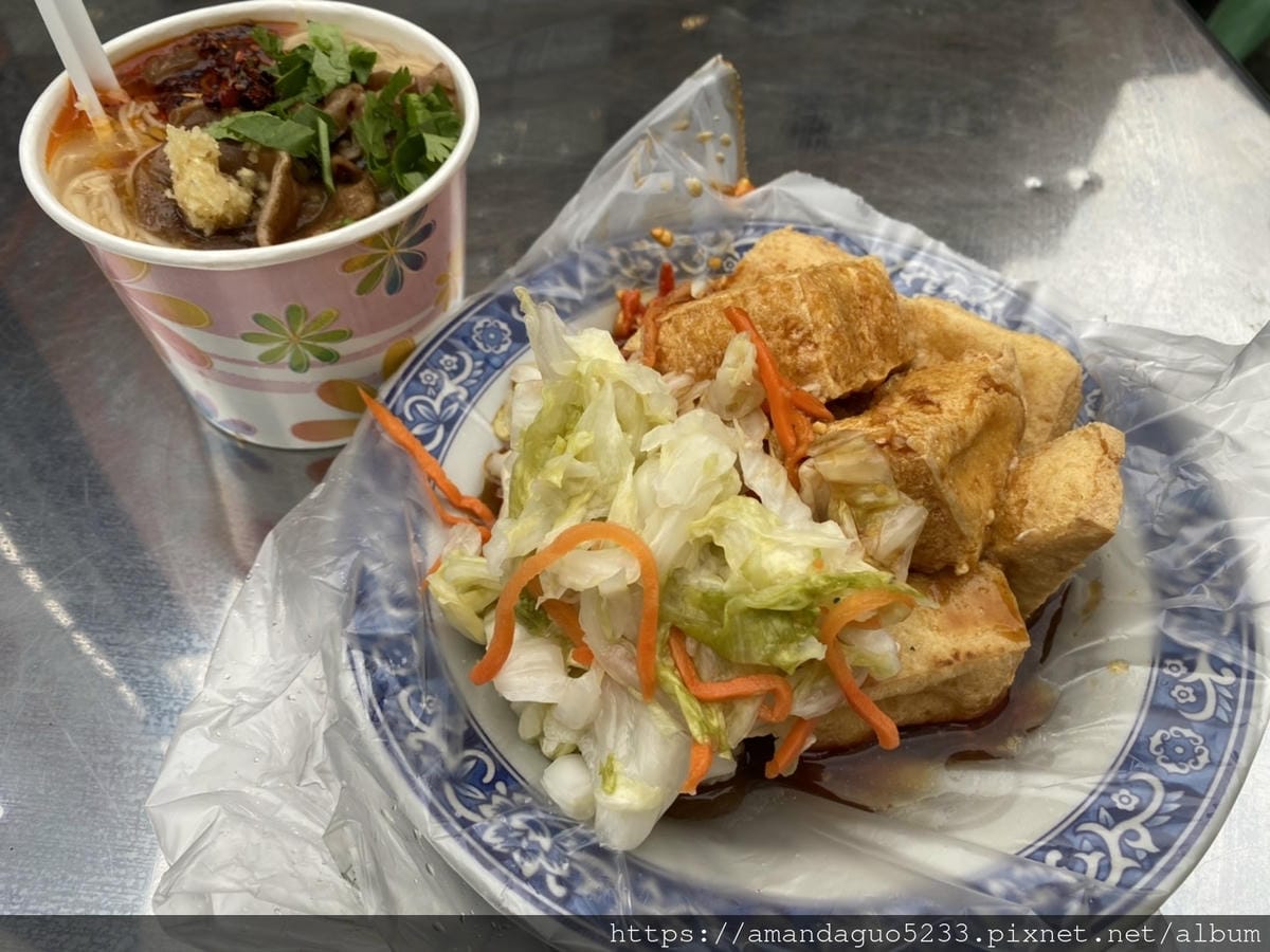 食記-台北市南港區南港捷運站無名小貨車麵線臭豆腐時間一