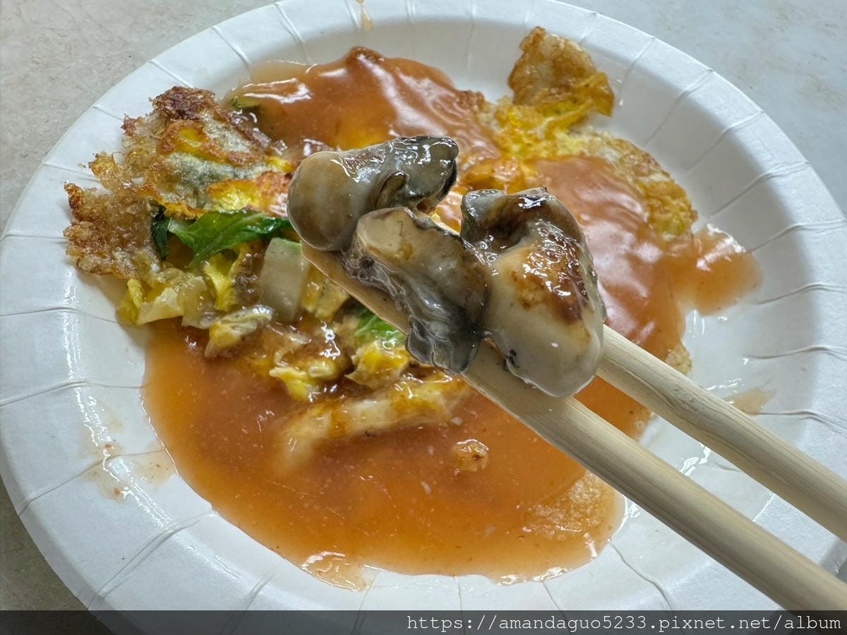 食記-台北市北投區阿宗蚵仔煎北投市場酥皮蚵仔煎,皮Q彈