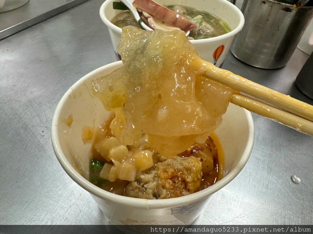 食記-台北市松山區彰化肉圓魷魚羹南京公寓市場內人氣老店