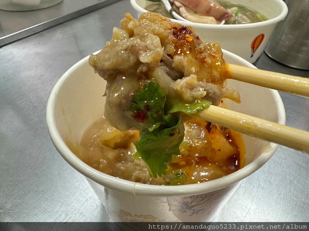 食記-台北市松山區彰化肉圓魷魚羹南京公寓市場內人氣老店