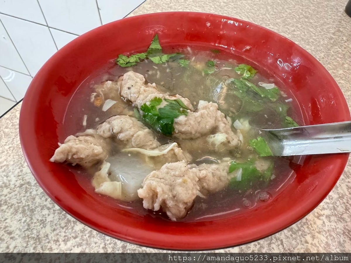 食記-台北市中山區無名手工赤肉羹雙連市場巷弄內無名赤肉