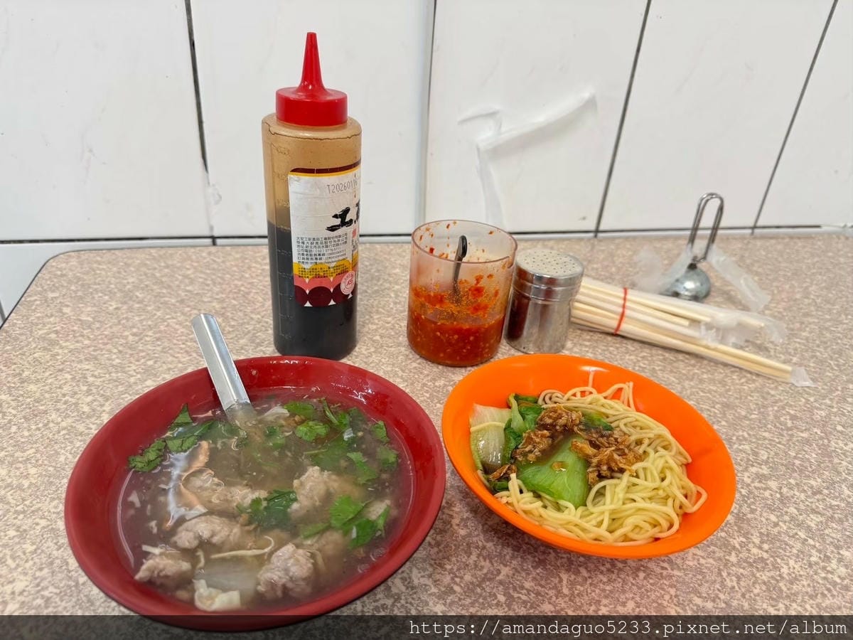 食記-台北市中山區無名手工赤肉羹雙連市場巷弄內無名赤肉