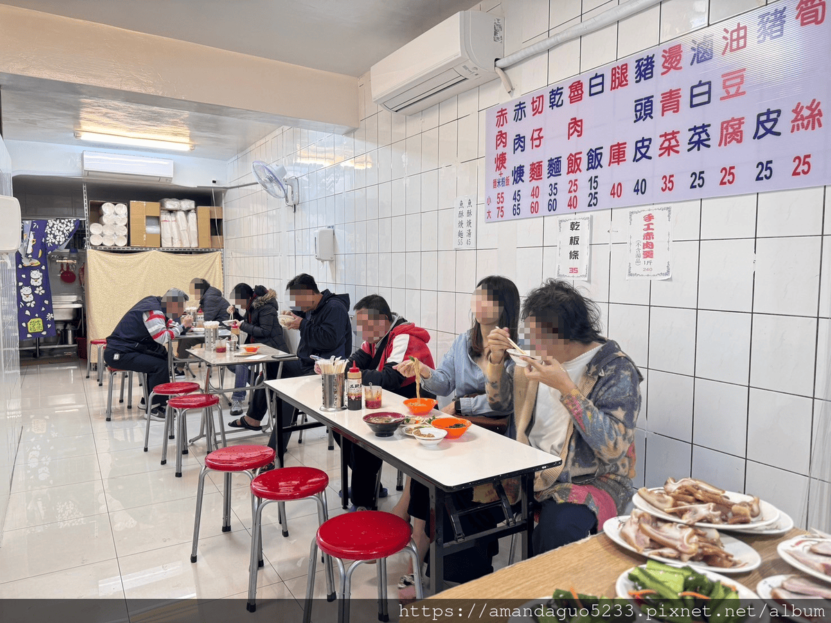 食記-台北市中山區無名手工赤肉羹雙連市場巷弄內無名赤肉