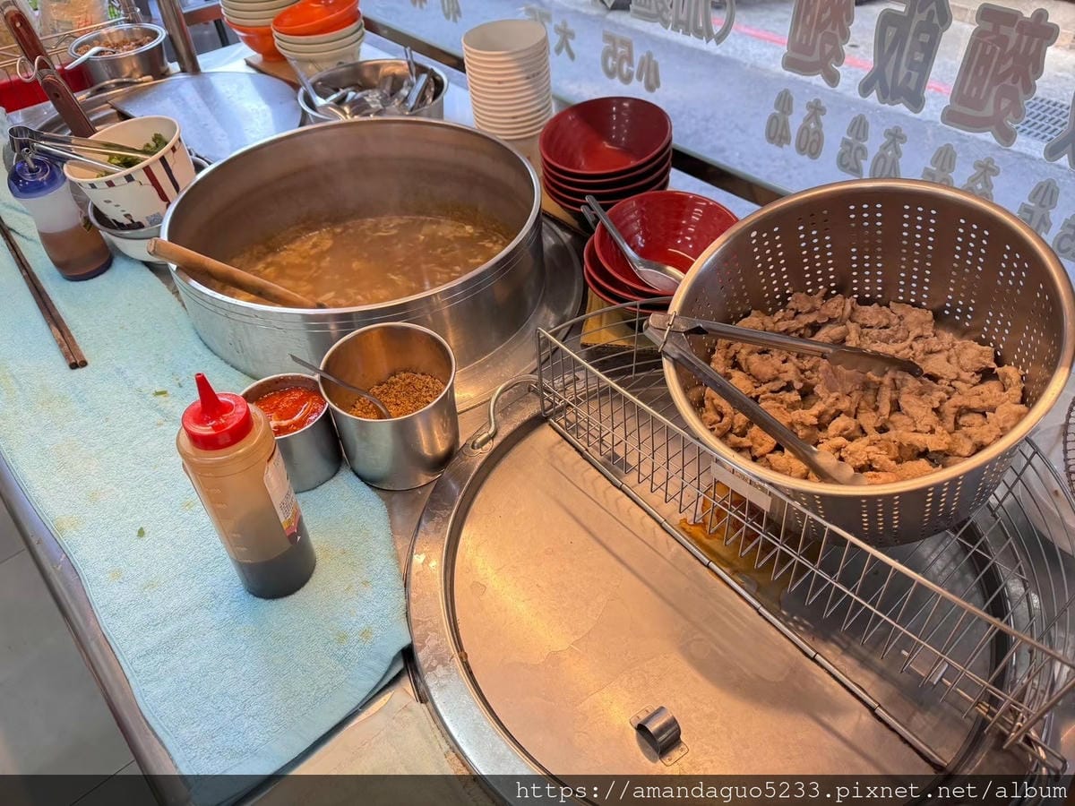 食記-台北市中山區無名手工赤肉羹雙連市場巷弄內無名赤肉