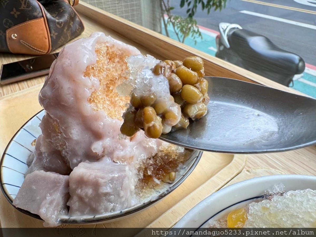食記-台北市松山區春美冰菓室清新風打卡冰果室!黑糖芋頭