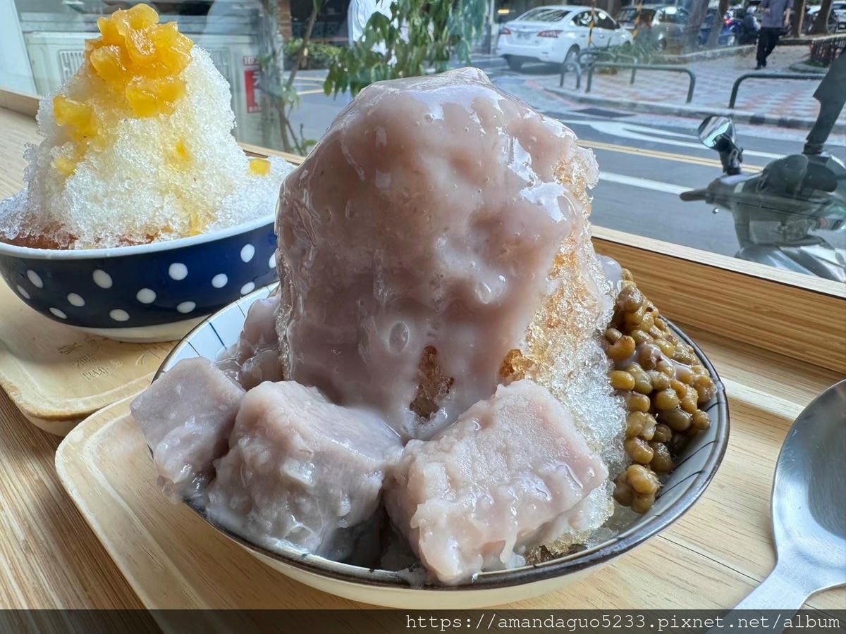 食記-台北市松山區春美冰菓室清新風打卡冰果室!黑糖芋頭