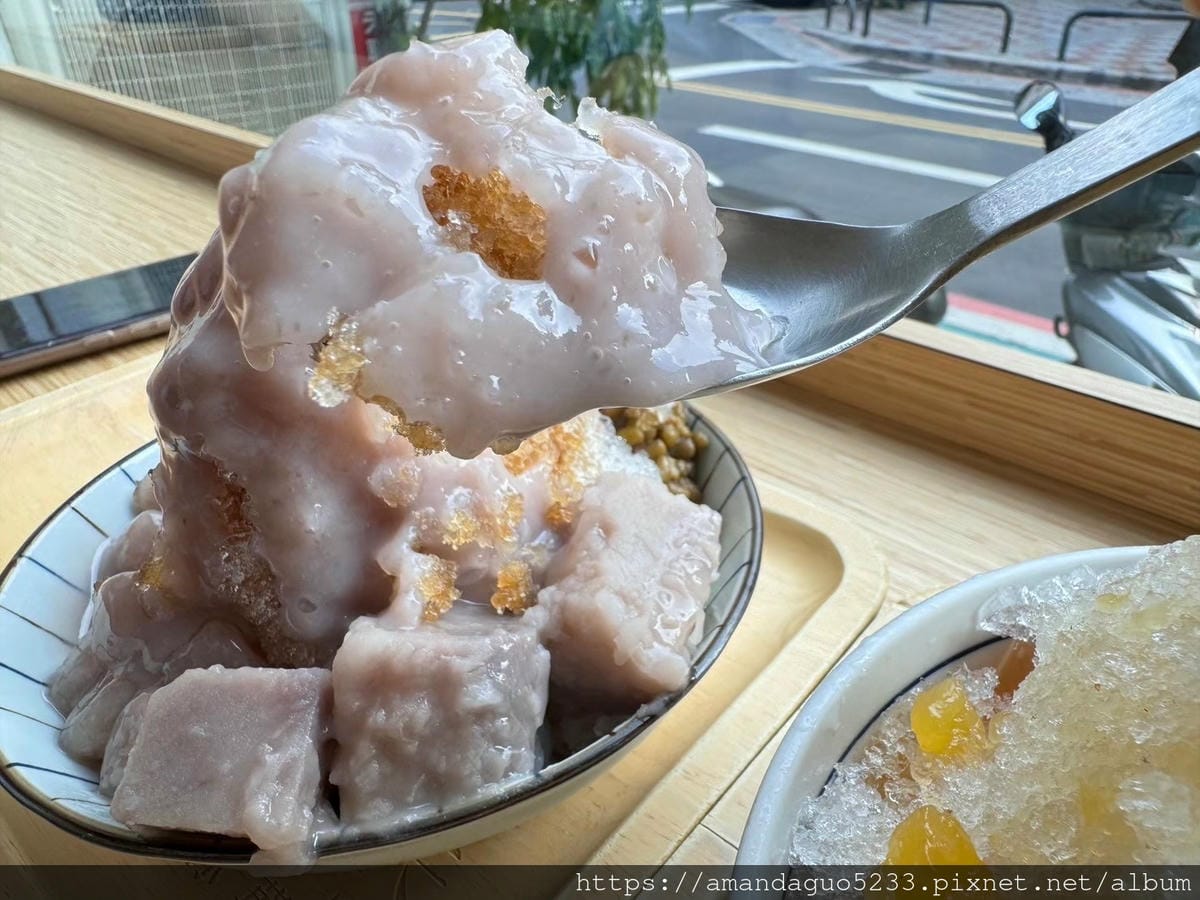食記-台北市松山區春美冰菓室清新風打卡冰果室!黑糖芋頭