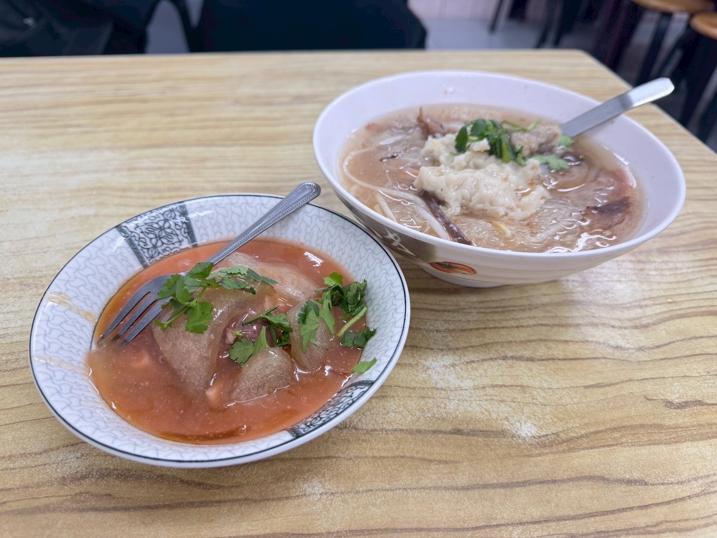 ｜食記-台北市中山區｜大直肉圓｜大直捷運附近肉圓老店，皮Q餡料飽滿醬美味，還有羹湯及麵線可以選擇喔~
