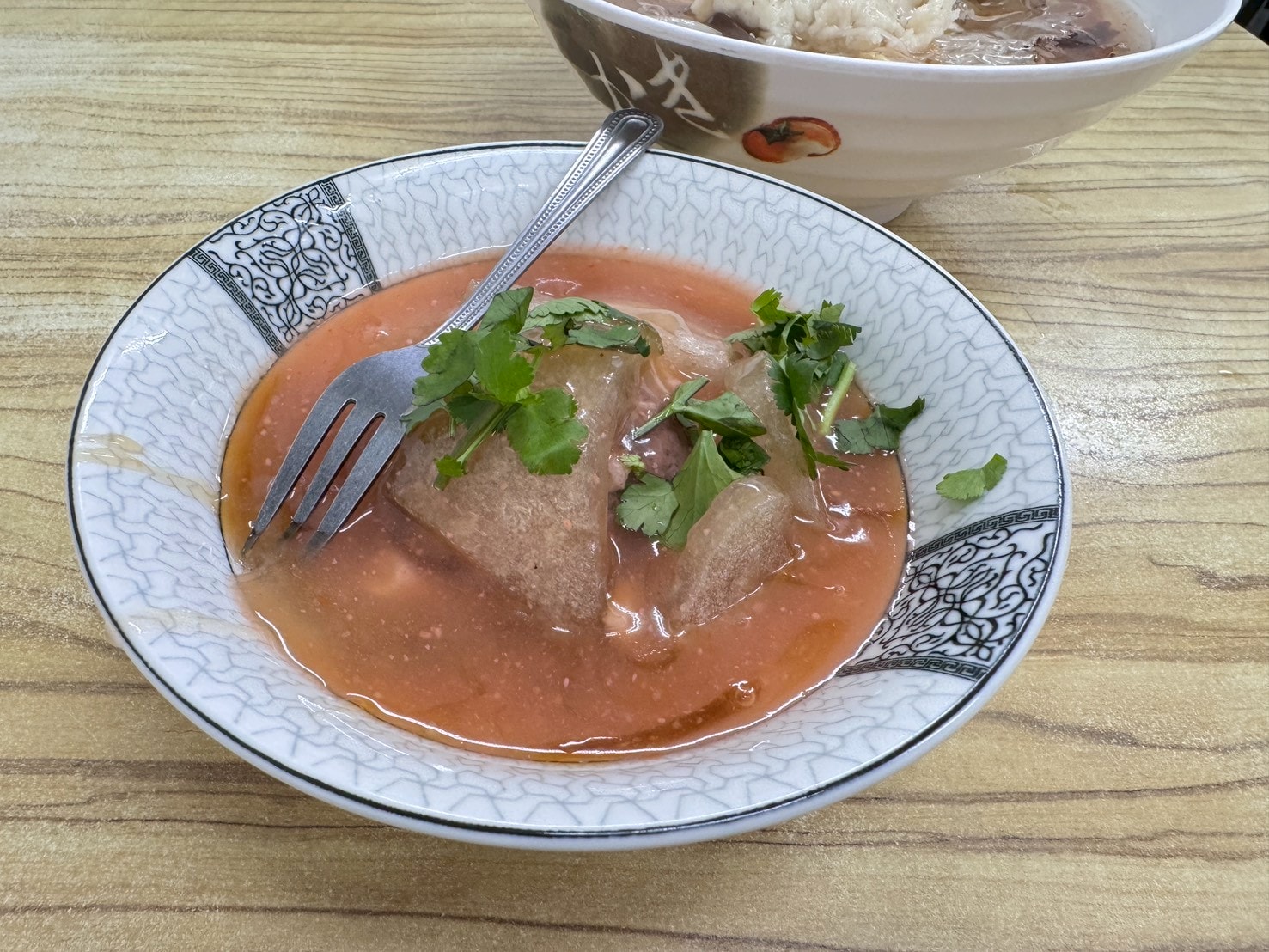 ｜食記-台北市中山區｜大直肉圓｜大直捷運附近肉圓老店，皮Q餡料飽滿醬美味，還有羹湯及麵線可以選擇喔~