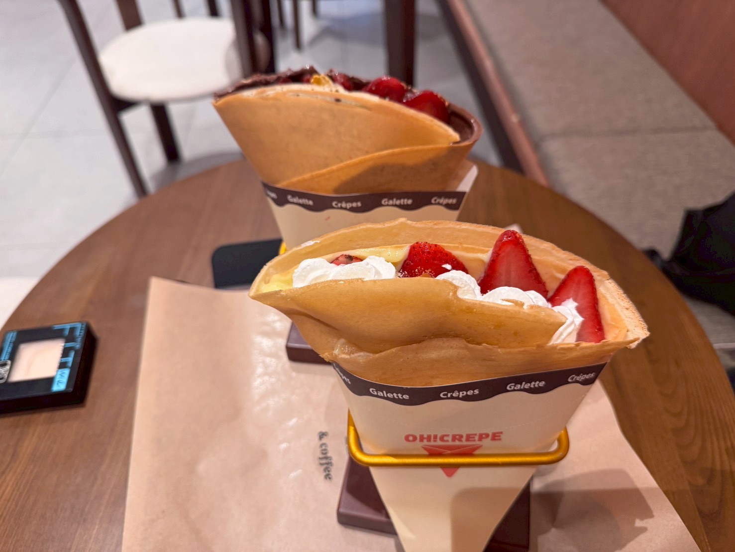 ｜食記-韓國釜山(海雲台)｜오크레페 OH!CREPE｜餡料豐富精緻的法式可麗餅，觀光客不多好像都在地人在買的美味可麗餅~