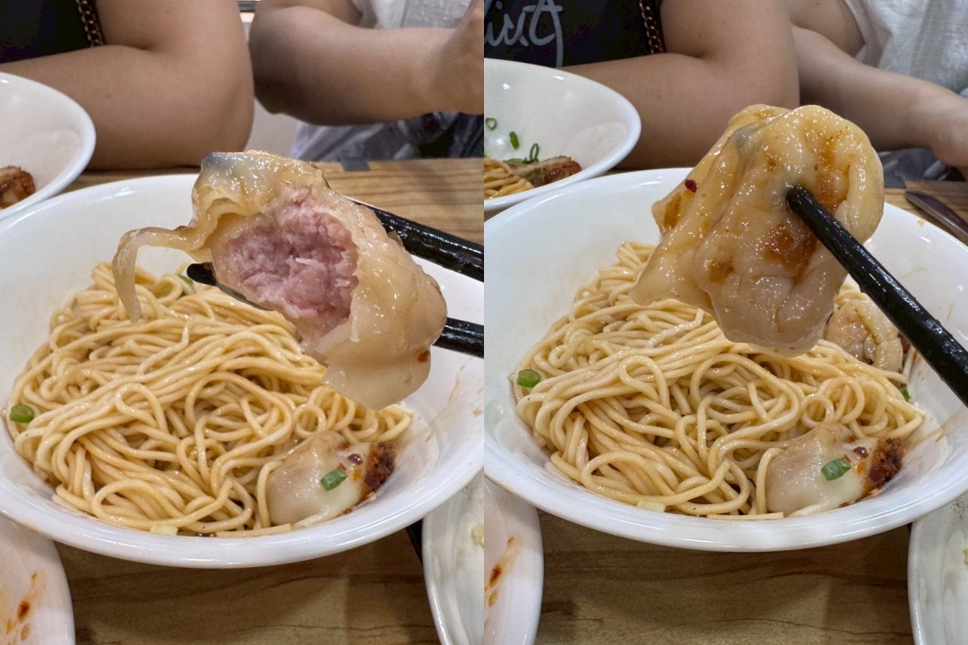 ｜食記-新北市新莊區｜四木欣福｜號稱平價版鼎泰豐！排骨蛋炒飯米飯粒粒分明不油膩，排骨大塊厚實又入味，紅油抄手內餡飽滿超夠味~